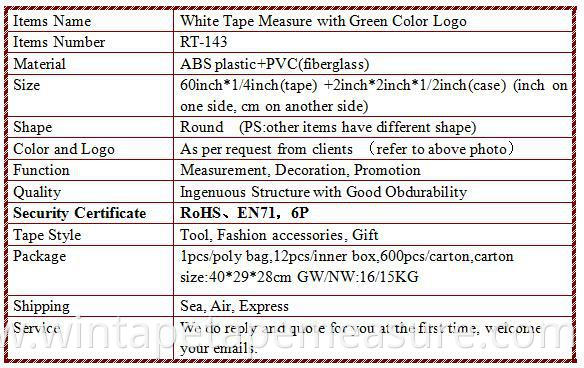 Portable Retractable Tape Measure 1.5m 1m Measuring Cute Mini Promotional Soft Measure Tape Custom Logo Color Lengtth Pvc CN;GUA